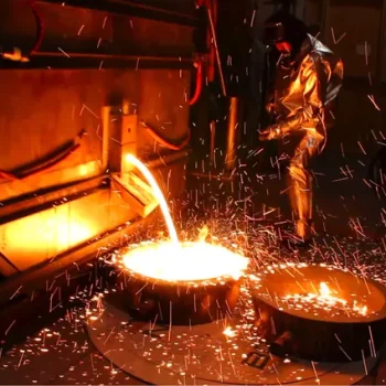 تصویر عملیات آلیاژی فولاد ها در کارخانه های ذوب آهن